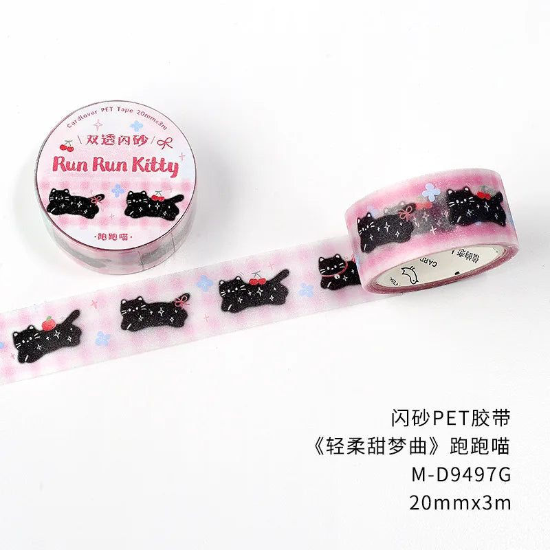 1pcs/1lot Decorative Adhesive Tapes Gentle Sweet Dream Song Junk Journal DIY Paper Japanese Masking Scrapbooking Stickers