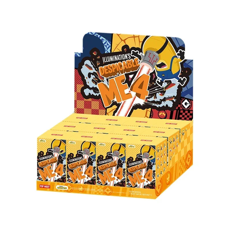 POP MART Universal Despicable Me 4 Series Blind Box Toys Kawaii Anime Action Figure Surprise Mystery Box Dolls Girls Gift