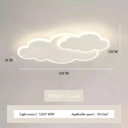 Children's Room Ceiling Light Modern LED Ceiling Lamp for Girl's Bedroom Study Nordic Creative Indoor Home Decor Light Fixtures