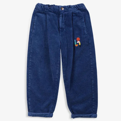Autumn/Winter INS Korean Style Boys' and Girls' Cartoon Printed Underpants with Velvet Lace Up Guard Sports Children's Pants