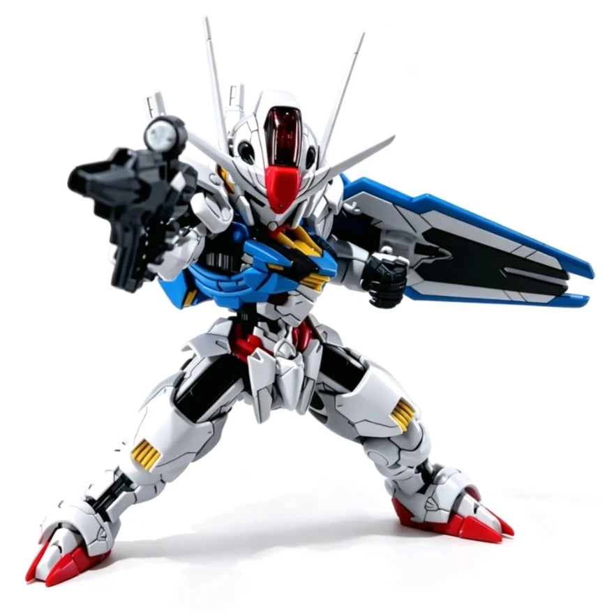 Q Version Multi-Articulated Assembly Model Kit Pre-Colored 3D Figure Hand Build Ornament Desktop Static Collectible Assembly