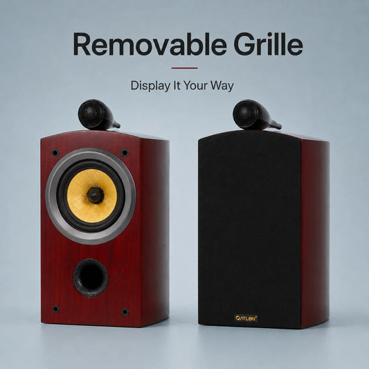 5.5 Inch Passive Speaker 150W Bookshelf Speaker Two-Way Audio Sound Box 4Ω Monitor Speakers HiFi For Home Theater DJ Studio Bar