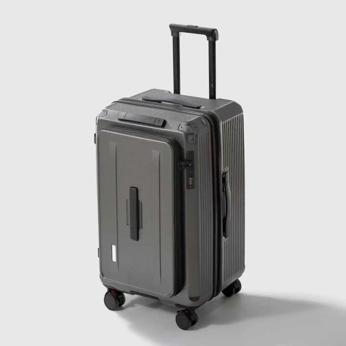 KLQDZMS Luggage Cart Style Travel Bag 20"24"26"28 Inch Large Capacity Trolley Case Women Boarding Box Men's with Wheels Suitcase