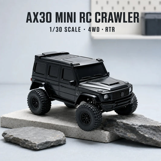 AX30 1:30 Mini RC Rock Crawler 4WD RTR Full Proportional Off Road Scale Model Climbing Truck Remote Control Car