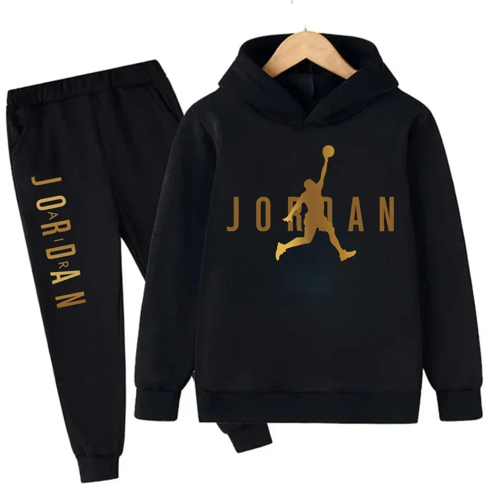 Autumn Warm Slam Dunk Master Pattern Printed Children Set Hoodie+Pant Suit 2pcs Set Kids Boy Girl Fashion Clothing Tracksuits