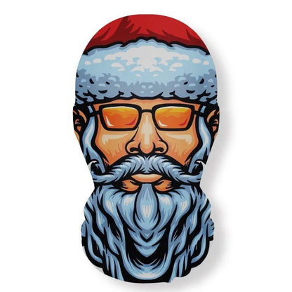 Christmas Series Skull Mask Party Cosplay Santa Claus Elastic Mesh Breathable Full Face Masks Funny Props Balaclava Headcovers
