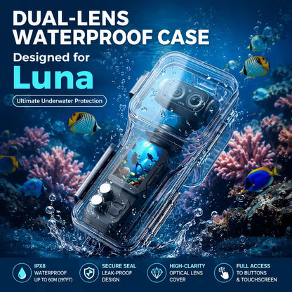 For Insta360 Luna Ultra Waterproof Housing Cover Underwater Protector Dive Case for Insta360 Luna Diving Shell Camera Accessorie