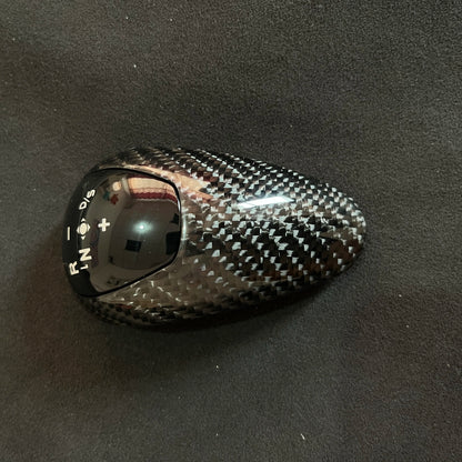 Real Carbon Fiber Gear Shift Knob Cover Replacement for BMW M2 M3 M4 M5 M6 F87 F80 F82 F83 F10 F12 F13 F06