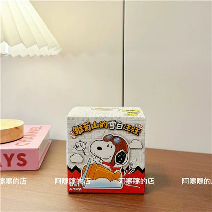 Snoopy Action Figure Blind Box Mystery Box Surprise Gift Cute Cartoon Anime Figurine Car Dashboard Decor Desktop Ornament Toys