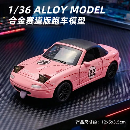 1:36 R34 MX5 RX7 AE86 Diecast Model Car Alloy Simulation Car Model for Display & Collection