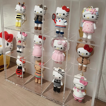 New 50th Anniversary Limited Edition Kt Cat Cute Backpack Pendant Blind Box Kawaii Pvc Action Figure Keychain Toys Surprise Gift