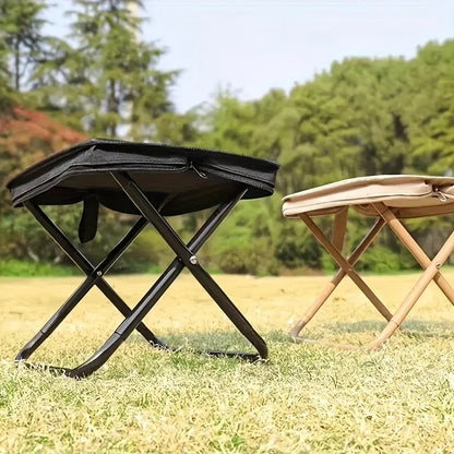 Portable Folding Stool Lightweight Camping Chair Foldable Seat for Fishing Hiking Travel Outdoor & Indoor Use