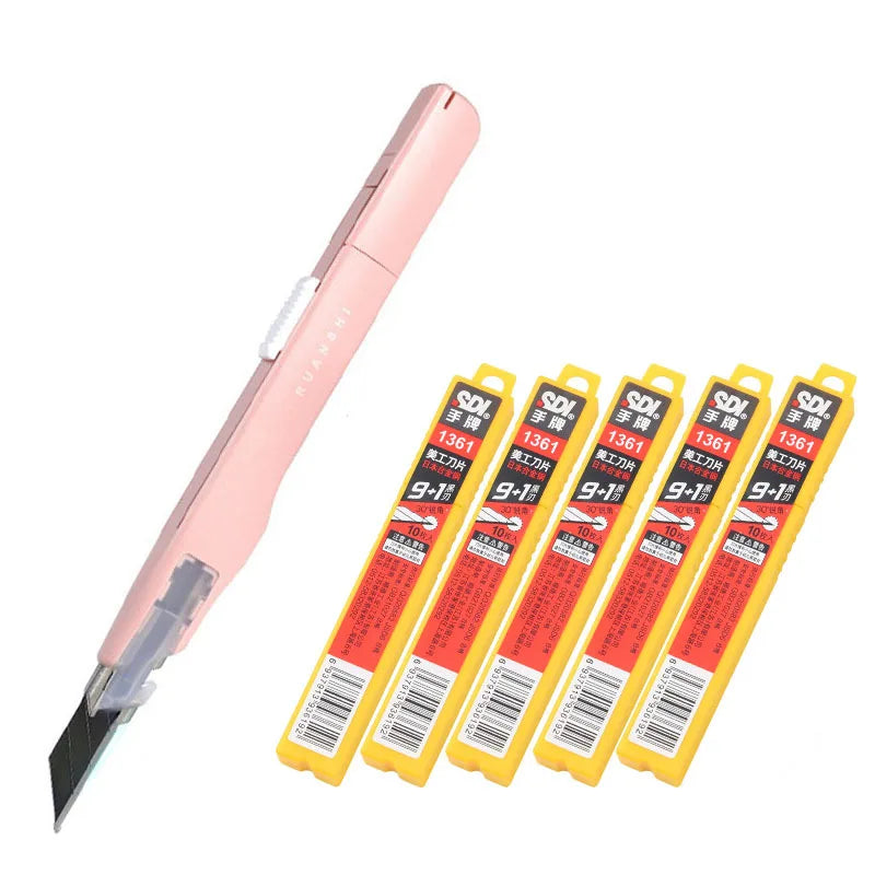 TOFAR Anti Shaking Utility Knife Car Stickers Decals Vinyl Cutter Knife PPF Film Window Tint Craft Cutting Line Paper DIY Tool