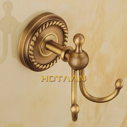 Solid brass Bathroom Accessories Set,Robe hook,Paper Holder,Towel Bar,Soap basket,bathroom sets,YT-12200-A