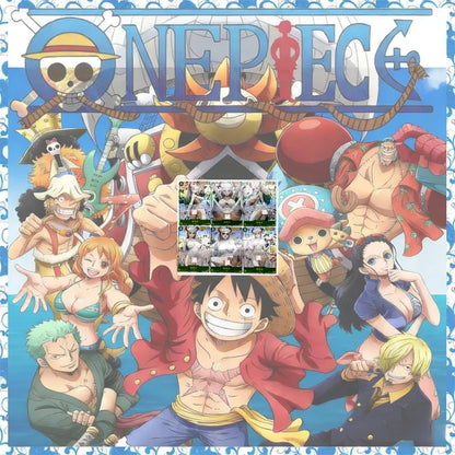 Anime One Piece Diy Color Flash Cards Hancock Perona Nami Robin Yamato Collection Cards Christmas Birthday Gifts Children's Toys