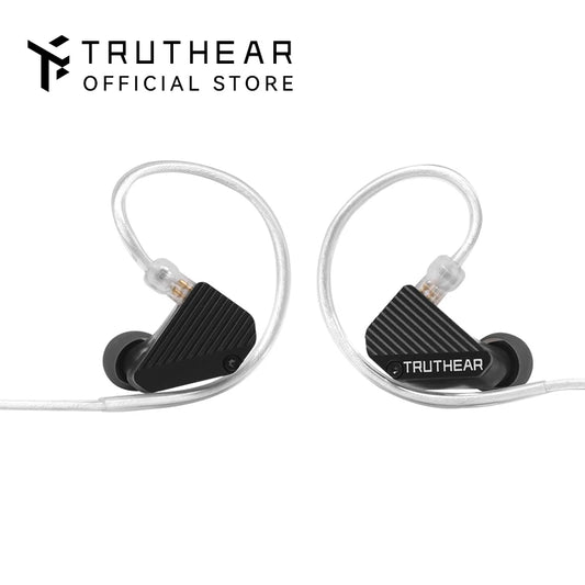 TRUTHEAR PURE Earphones 1DD+3BA Hybrid Wired In-Ear Headphones HIFI Earplugs 3.5mm Plug 0.78mm 2Pin Gaming Headset