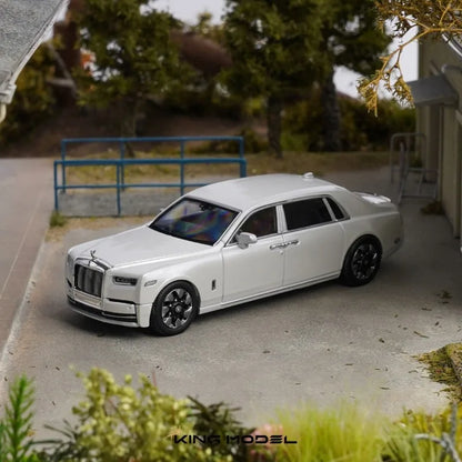 KING MODEL 1:64 Rolls‑Royce Phantom 8 Highly‑detailed Die‑cast Alloy Car Model Static Display For Car‑model Enthusiasts