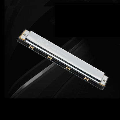 Guoguang 24-Hole 28-Hole Polyphonic Harmonica in C Key for Adults, Beginners, and Students, Entry-Level Performance Instrument, Commemorative Harmonica, Wide-Range Harmonica