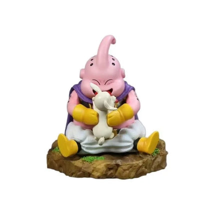 8cm Dragon Ball Majin Buu Anime Figures Q Version Figurine Pvc Statue Gk Model Toys Collectible Decoration Desktop Gifts