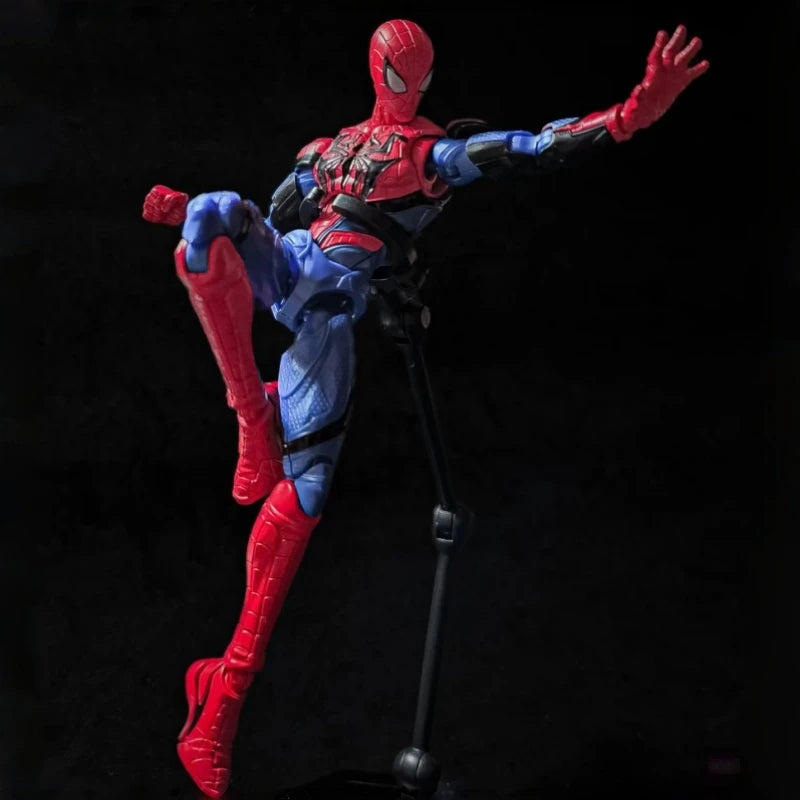BLOKEES Marvel Building Blocks Champion Class Toy Spider-Man Rocket Raccoon Marc Spector Venom Assembly Model Ornament Gift