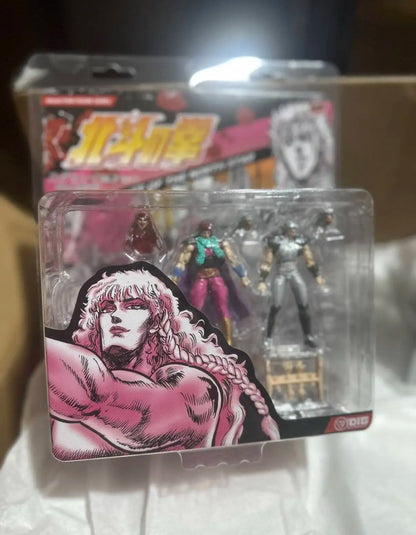 Original DIG DIGACTION Fist of The North Star Raoh Raou Black King Set Action Figure Model Toy Ornament