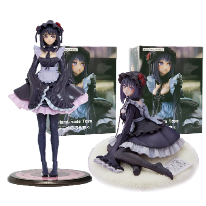 2 Kinds My Dress-Up Darling Anime Figure Black Maid Outfit Kitagawa Marin Action Figure Shizuku Kuroe Figurine Collection Model
