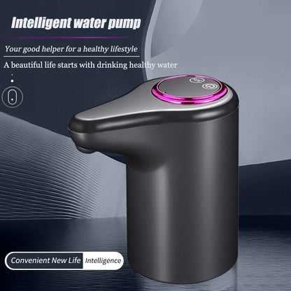 Electric Water Pump, Automatic Intelligent Household Bottled Purified Water Dispenser, USB Charging, Wireless Water Pump