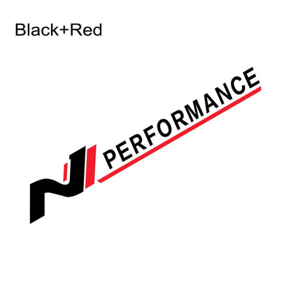 2pcs Car Sticker N Performance Graphics Stripes Vinyl Decor Decal For Hyundai i10 i20 i30 i40 ix35 Tucson Elantra SONATA GENESIS