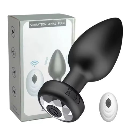 Wireless Anal Plug Vibrator Male Remote Prostate Massager Powerful Control Butt Plug Vagin Stimulator Adult Sex Toy for Couple