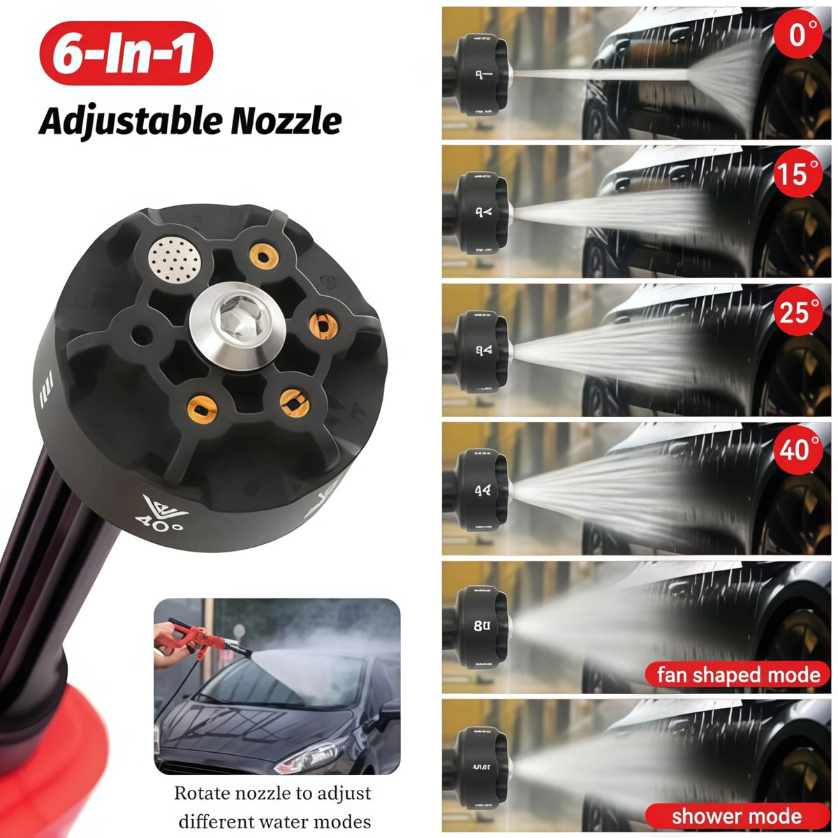 High pressure washer portable pressure washer pressure washer gun for Milwaukee m18 battery garden car wash sprayer High