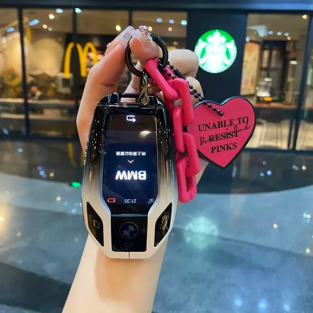 Car Key Case LCD Smart Remote Cover LED Display Shell Fob For BMW G11 G12 G30 G31 G01 G02 5 7 Series X5 X7 M5 M8 M760Li