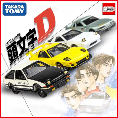 TOMY Initial D AE86 Supra RX7 GTR Alloy Car Diecasts & Toy Vehicles Car Model Miniature Scale Model Car For Children