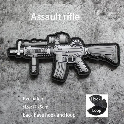 New 3D PVC Armband M416 Q Edition Armband Backpack Morale Collection Tactical Fast Tank Military Hook&Loop Patches for Clothing