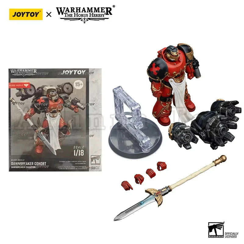 JOYTOY 1/18 Action Figure The Horus Heresy Blood Angels Dawnbreaker Cohort Anime Toy Model