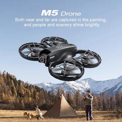 2026 New M5 Drone 8K Aerial HD Camera GPS Intelligent Obstacle Avoidance Telescopic Screen Remote Control Brushless Motor Drone