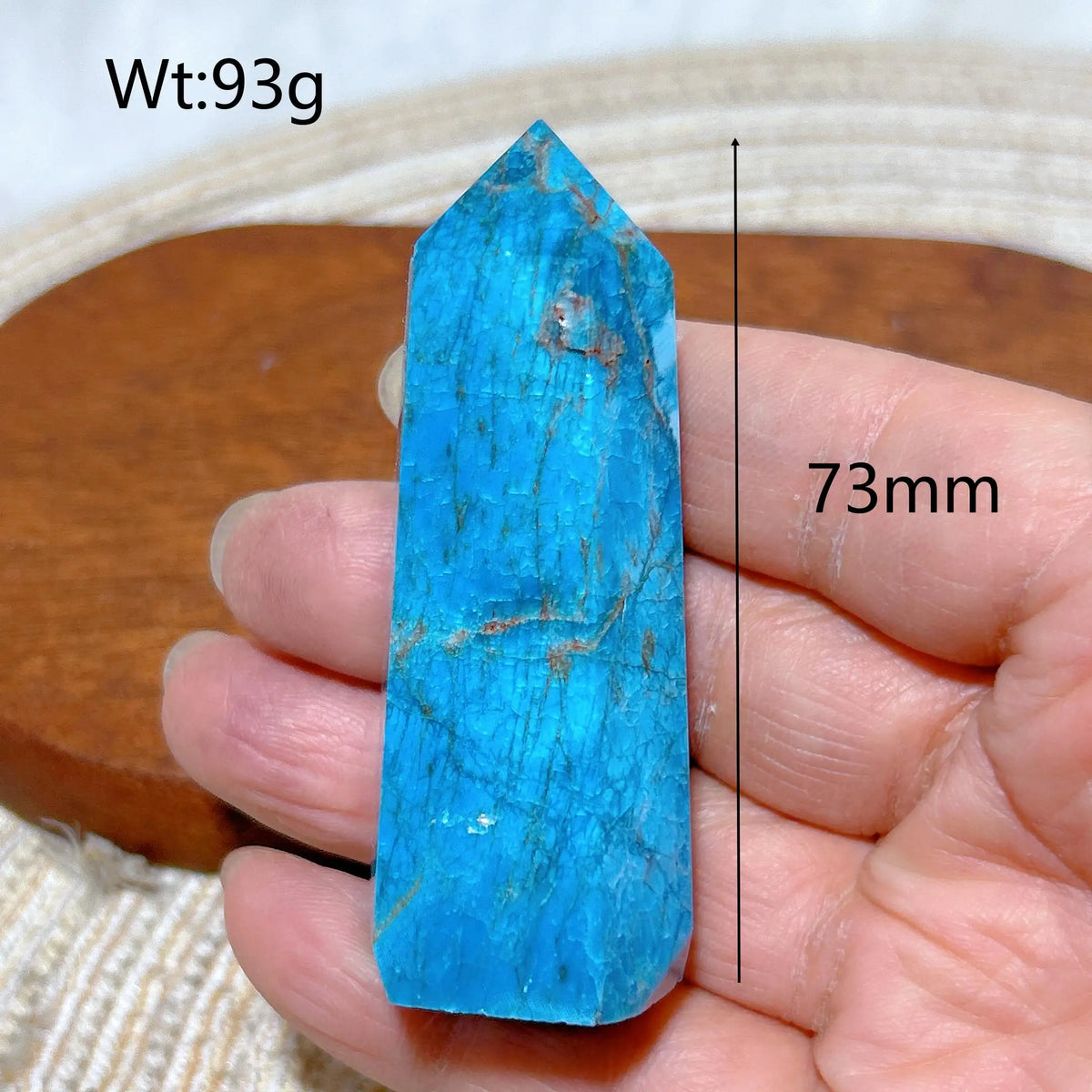 Natural Crystal Blue Flashy Apatite Tower Healing Gemstones High Quality Mineral Reiki Ornament Home Decorations Gift