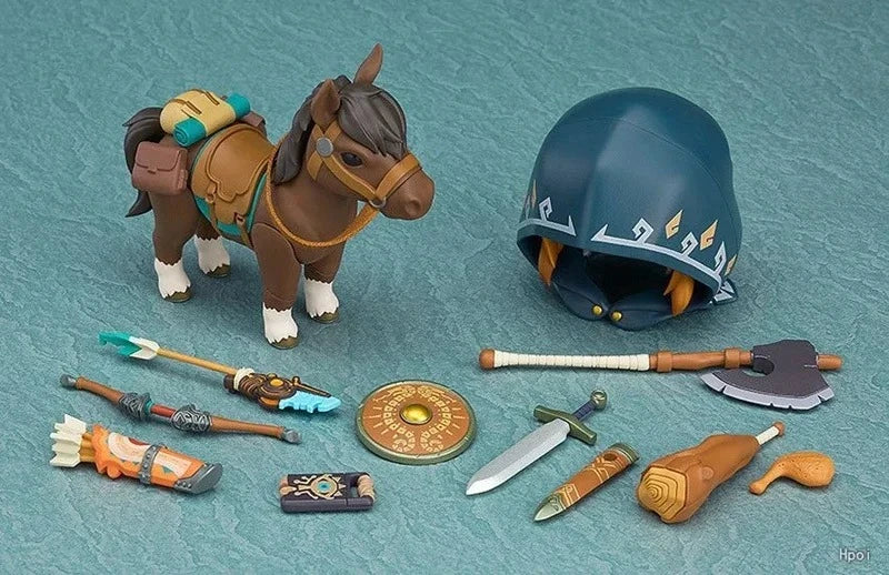 1212 DX The Legend of Zelda:Breath Wild Zelda Action Figure 733  Link Anime Model Doll Toy PVC Cute Poseable Gift China Version