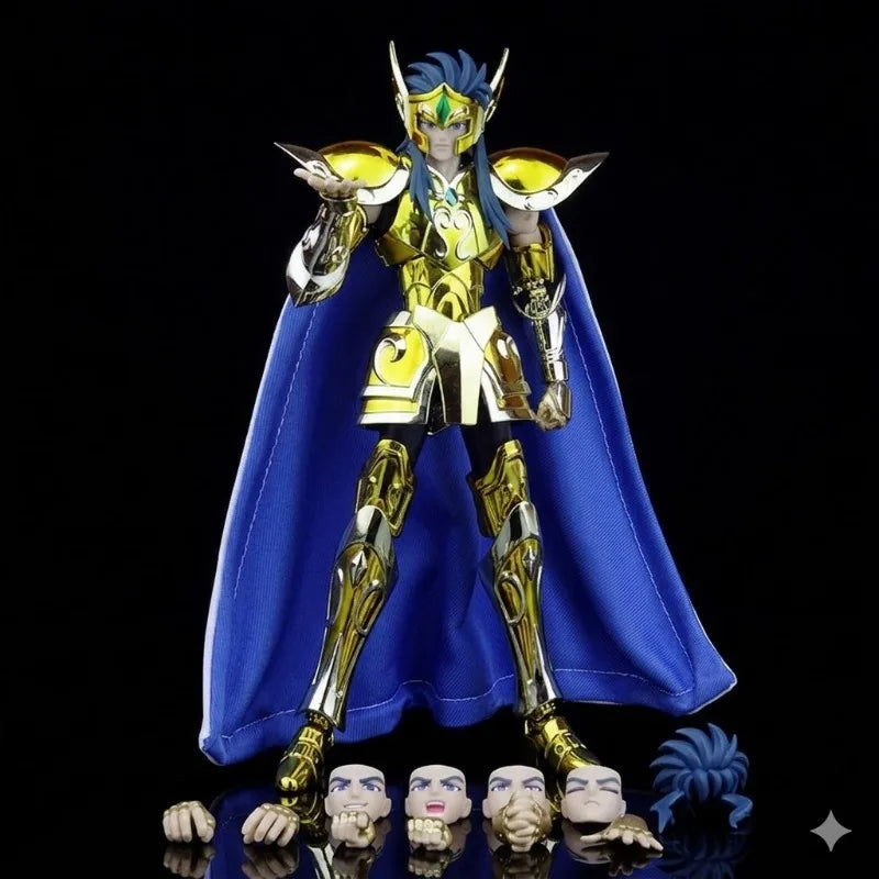 【In Stock】 Saint Seiya MST Myth Cloth EX Diecast Metal Armor Gold Saint Aquarius Camus Action Figure Collection Toy Gift