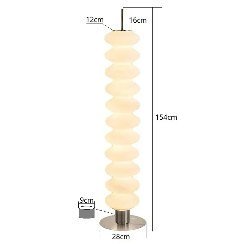 Nordic Style Acrylic Floor Lamps for Girls' Room, Living Room, Bedroom and Corridor Decoration, Eye-friendly LED Ambient Lights