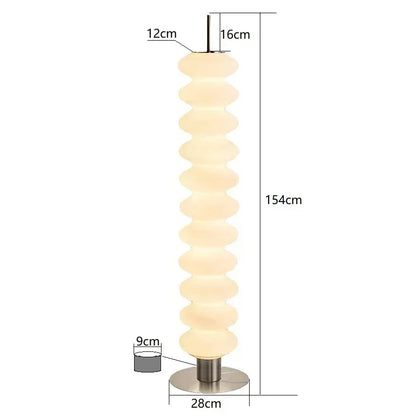 Nordic Style Acrylic Floor Lamps for Girls' Room, Living Room, Bedroom and Corridor Decoration, Eye-friendly LED Ambient Lights