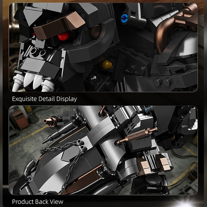 Cyber Mecha Gorilla MOC Building Blocks Giant Robotic Ape Titan Model Kit Mechanical Bricks Toys Gifts Adult Kids Boys 1414pcs