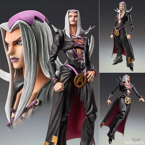 Jojo's Superimage Bruno Kujo Jotaro Apaki Movable Action Figure - Collectible Shouban Model Toy for Fans of Wonderful Adventure