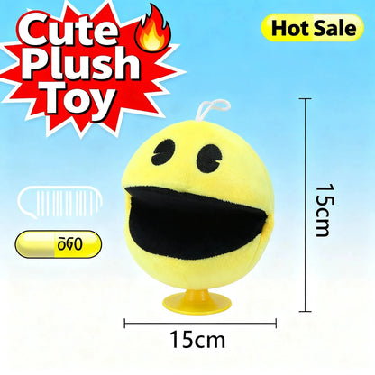 Pacman Plush Toys, Creative Cute Pac-Man Stuffed Doll Soft Plush Figure, Cartoon Game Peripheral Plushies, Kawaii Home Decor Orn