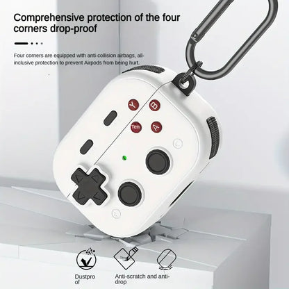 Earphone Protective Case For Airpods 4 2024 Retro Gaming Controller Headphone Charging Box Cover For Airpods Pro 2 For Men Women
