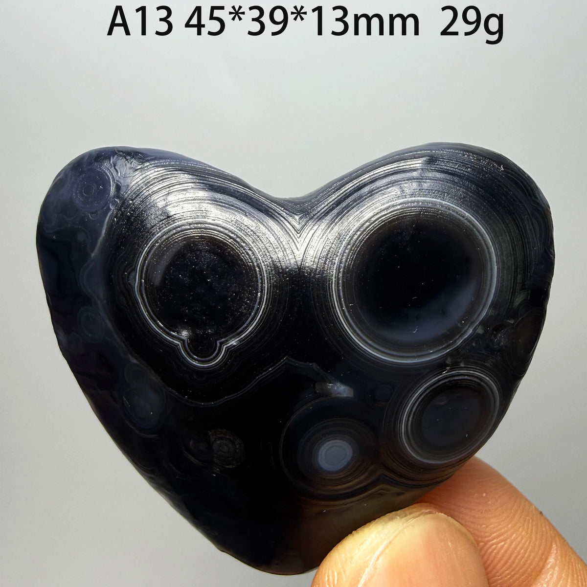 Natural Sardonyx Agate Alxa Gobi Eye Mineral Specimen Energy Crystal Chakra Reiki Healing Stone for Garden Home Decor  A4-2-24