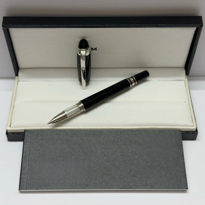 2026 New Classic Business Metal Rollerball Pen, Matte & Gloss Solid Color Grid Texture Luxury Office Signature Writing Pen