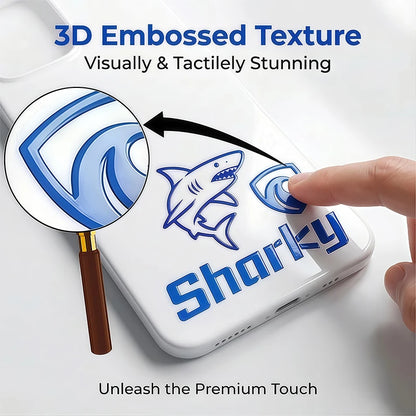 50pcs Custom Stickers Logo Personalized Transfer Sticker 3D UV DTF Wedding Labels Waterproof Company Customized Name Car Bottle