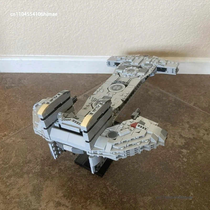 NEW Stars Thor's Bilskirnir Midi-Scale MOC Spaceship Military Building Blocks DIY War Battle Assemble Bricks Kids Toy Gift