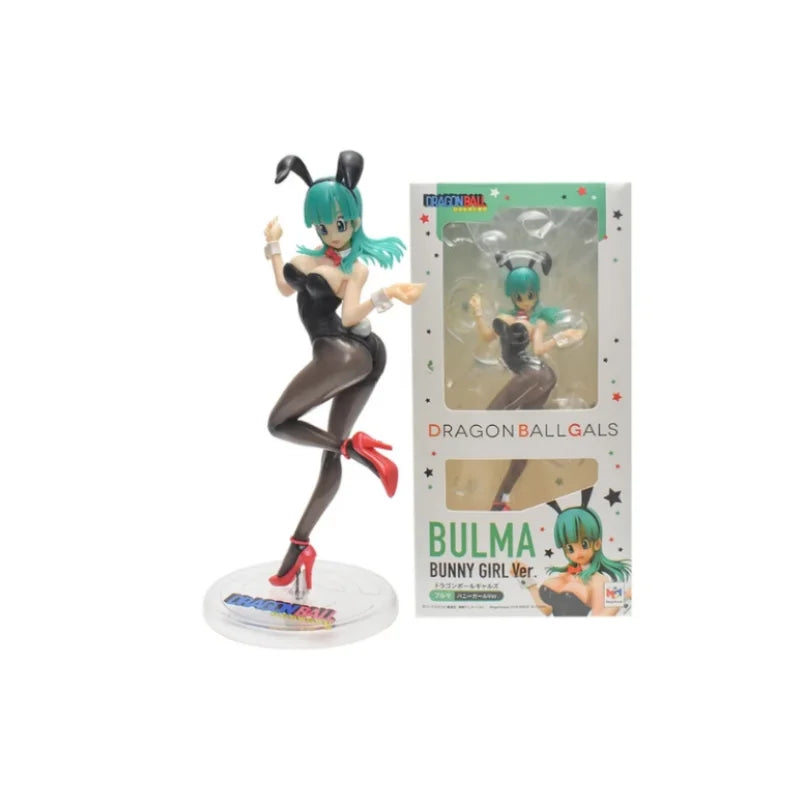 DBZ Anime Figurine Android Launch Bulma Camouflage Kawaii Sexy Bunny Girl VC Action Figures Model Collectible Toys