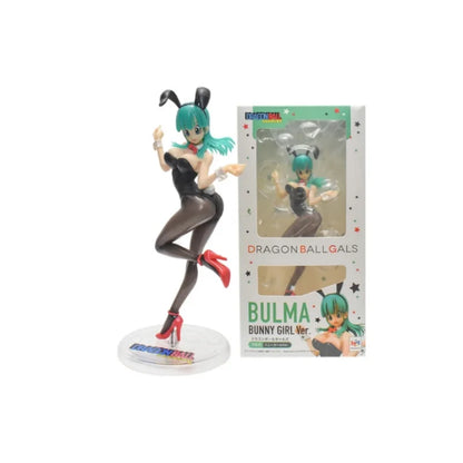 DBZ Anime Figurine Android Launch Bulma Camouflage Kawaii Sexy Bunny Girl VC Action Figures Model Collectible Toys